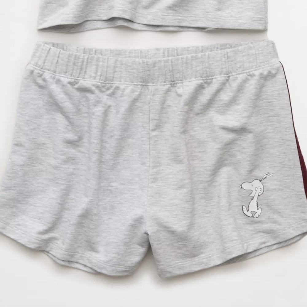 NWOT AE Snoopy Sporty Pj Shorts
